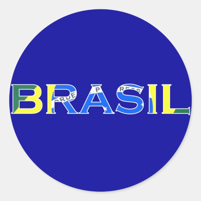 pegatina "Brasil" (Anverso)