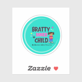 Pegatina Bratty Inner Child Logo 