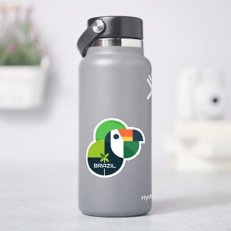 Pegatina Brazilian Bird Geometric Toucan Personalized Art
