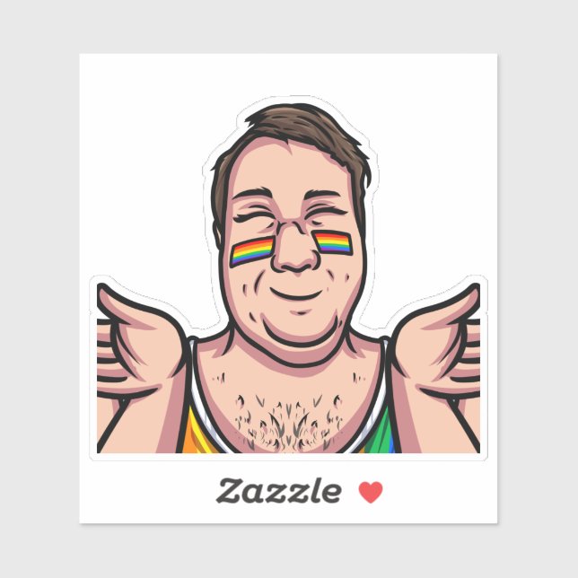 Pegatina Brazo abierto JoeMLyman (Hoja)