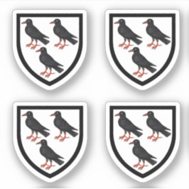 Pegatina Brazos atribuidos de St. Thomas Becket - 4Up White