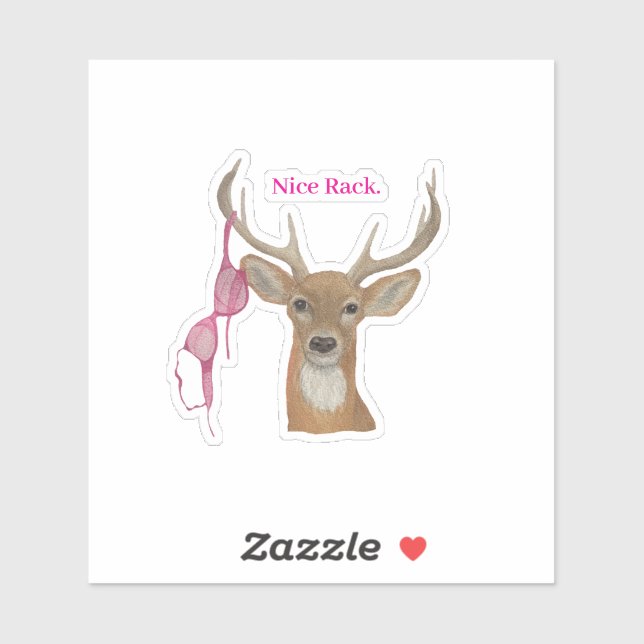 Pegatina Breast cancer awareness sticker (Hoja)