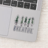 BREATHE Pine Trees Manejo de Acuarela Forestal