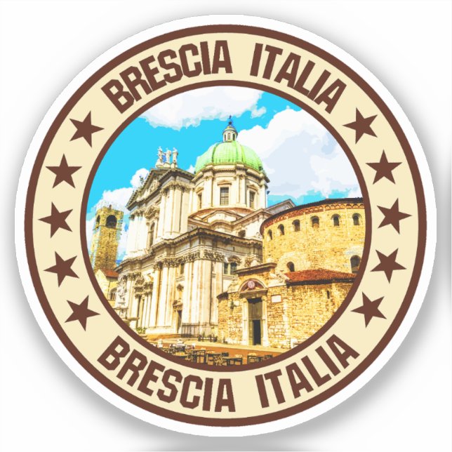 Pegatina Brescia (Anverso)