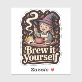 Pegatina Breve usted mismo — Perra Cosmopolita