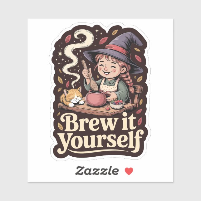 Pegatina Breve usted mismo — Perra Cosmopolita (Hoja)