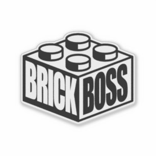 Pegatina Brick Boss