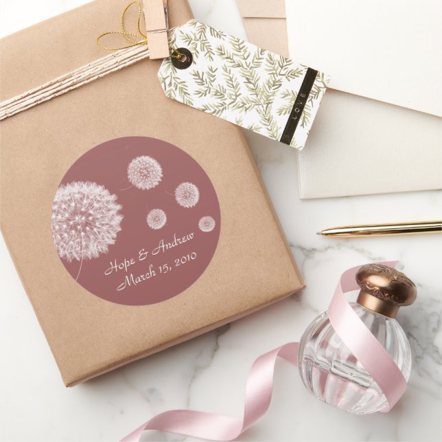 Pegatina Bride and Groom Dandelion (Regalar)