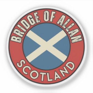 Pegatina Bridge of Allan, Escocia