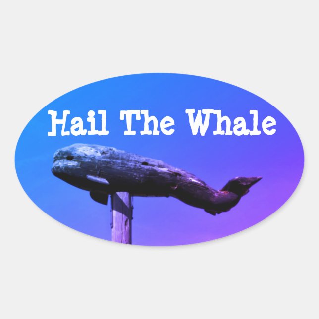 Pegatina Bridger Bowl Whale (Anverso)