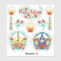 Brillante Floral Beltane Fire & Maypole Pagan Kids