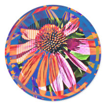 Pegatina brillante y bello