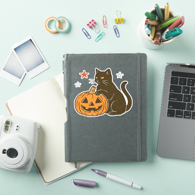 Pegatina Brillante y dulce Halloween Kitty Classic T-Shirt (Funda para iPad)