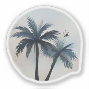 Pegatina Brisa tropical al anochecer