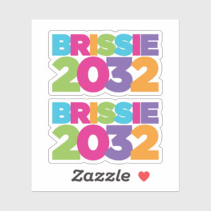 Pegatina Brissie 2032