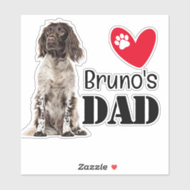 Pegatina Brittany Dad Personalizada