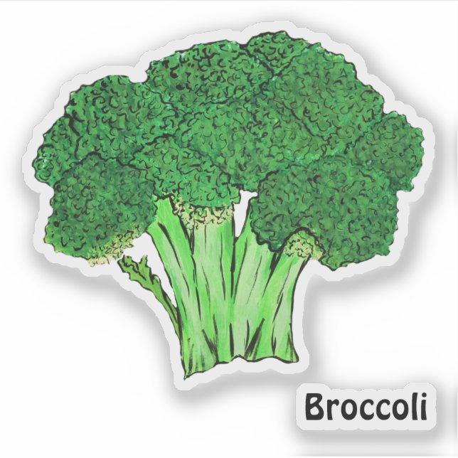 Pegatina Broccoli (Anverso)
