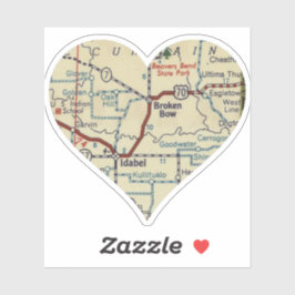 Pegatina Broken Bow Oklahoma