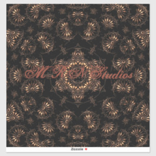 Pegatina Bronce Age Mandala