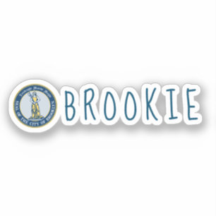 Pegatina Brookie - NYC