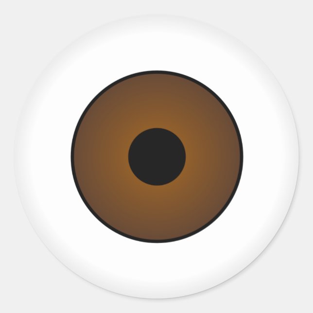 Pegatina Brown de Halloween (Anverso)