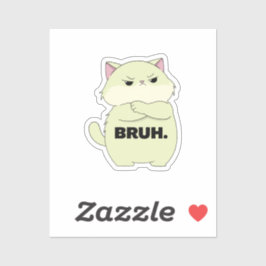 Pegatina Bruh Kitty Sticker