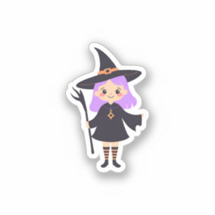 Pegatina Bruja Adorable
