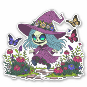 Pegatina Bruja de la primavera
