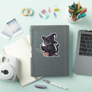 Pegatina Bruja Purr-rmesan - Sticker de Gato Kawaii Sushi O