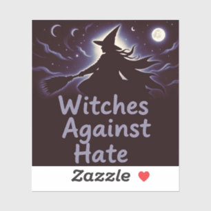 Pegatina Brujas contra el odio