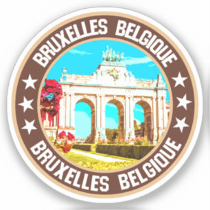 Pegatina Bruselas