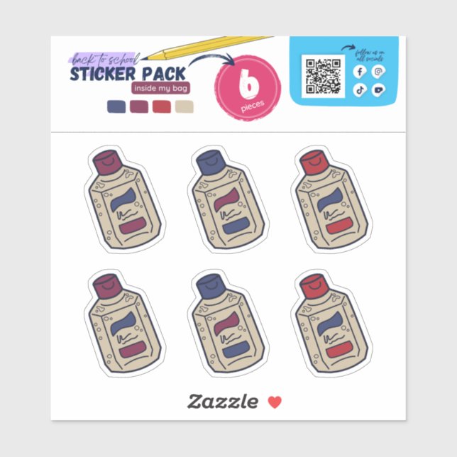 PEGATINA BTS- DENTRO DE MI BOLSA (SANITIZADOR DE MANO) (Hoja)