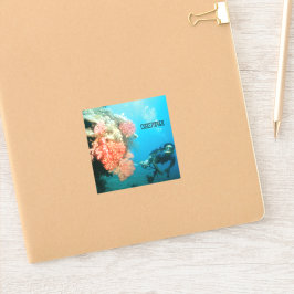 Pegatina Buceo personalizado