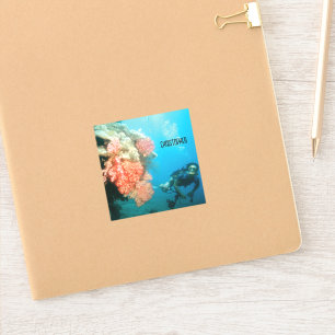 Pegatina Buceo personalizado