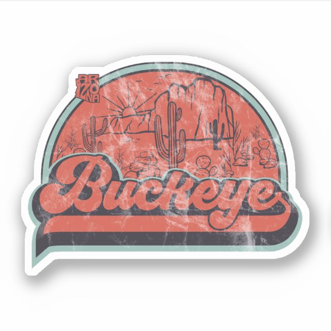 Pegatina Buckeye, Arizona (Anverso)