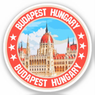 Pegatina Budapest