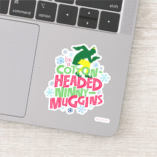 Pegatina Buddy the Elf   Cabecera de algodón Ninny-Muggins