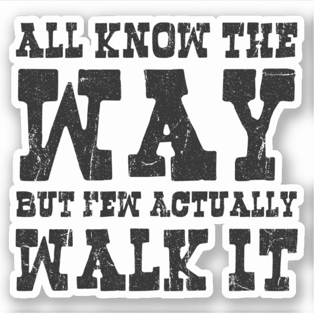 Pegatina Budismo zen Espagueti estilo occidental (Anverso)