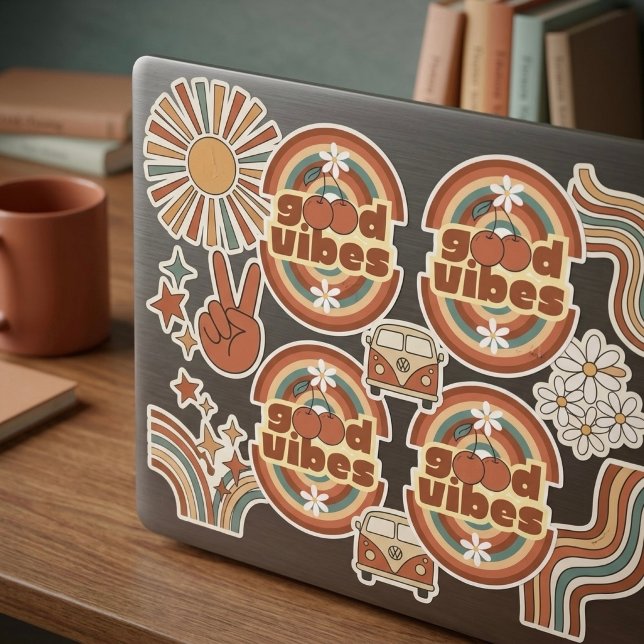 Pegatina Buenas Vibraciones (Subido por el creador)
