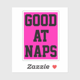 Pegatina Bueno En Las Napas