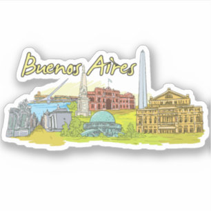 Pegatina buenos aires