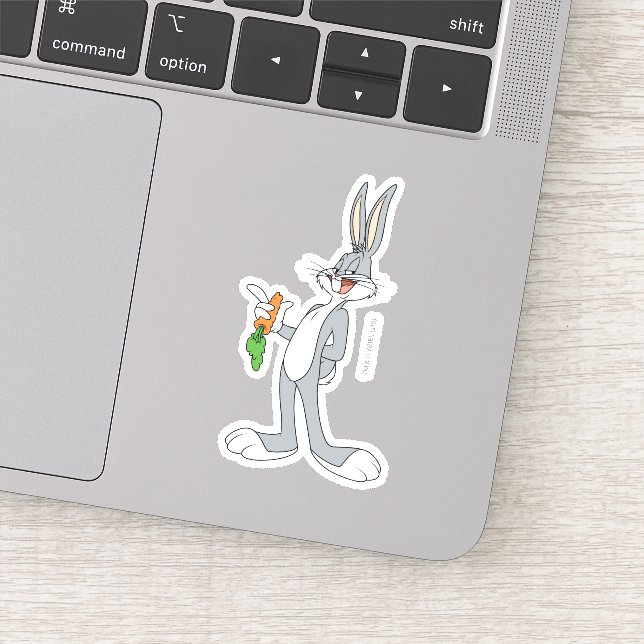 Pegatina BUGS BUNNY™ Con Zanahoria (Detalle)