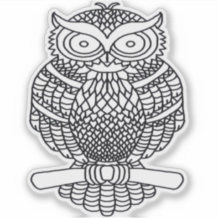 Pegatina Búho - Sticker