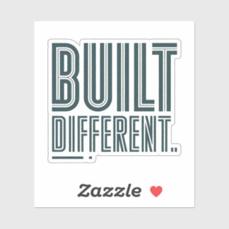 Pegatina Built Different Graphic Sticker