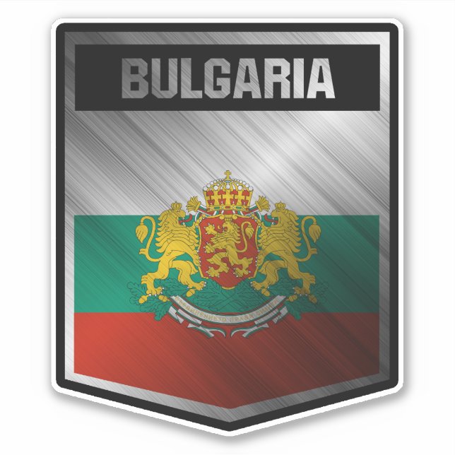 Pegatina Bulgaria (Anverso)