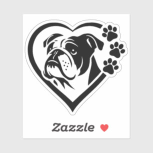 Pegatina Bulldog