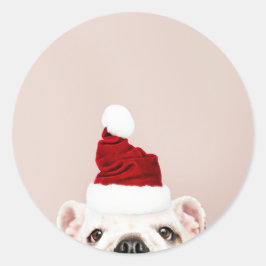 PEGATINA BULLDOG de navidades