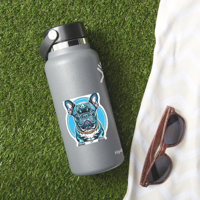 Pegatina Bulldog francés (HydroFlask Insitu)