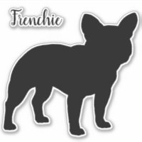Bulldog francés Frenchie Silhouette Cute Perro Raz