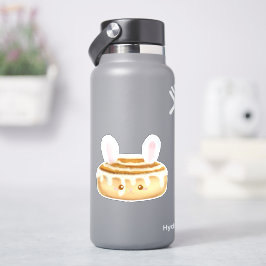 Pegatina Bun de Cinnamon de postre dulce conejo